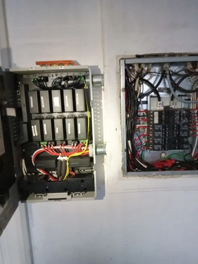 Electrical panel upgrade completed for Security Camera Wiring in Fort Myers Beach